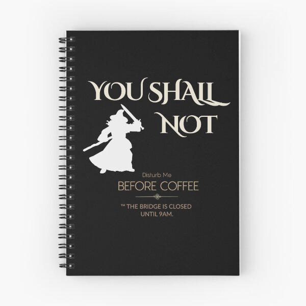 Item preview, You shall not disturb me before coffee- funny office- fellowship designed and sold by BlueprintBold.