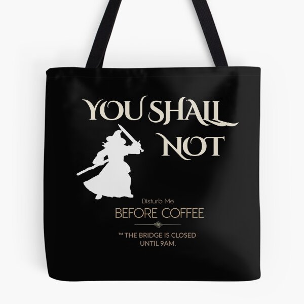 Item preview, You shall not disturb me before coffee- funny office- fellowship designed and sold by BlueprintBold.