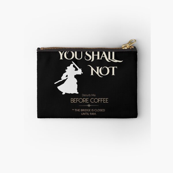 Item preview, You shall not disturb me before coffee- funny office- fellowship designed and sold by BlueprintBold.