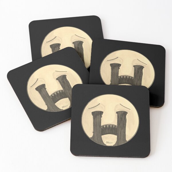 Item preview, Sepia Crying Face Scar-E-Moji designed and sold by Grimmlar.