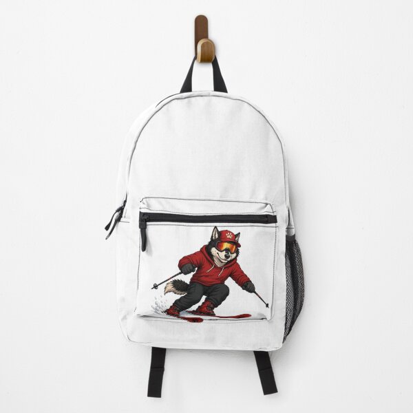 Item preview, Cool Skiing Wolf designed and sold by Mangurrian Shop.