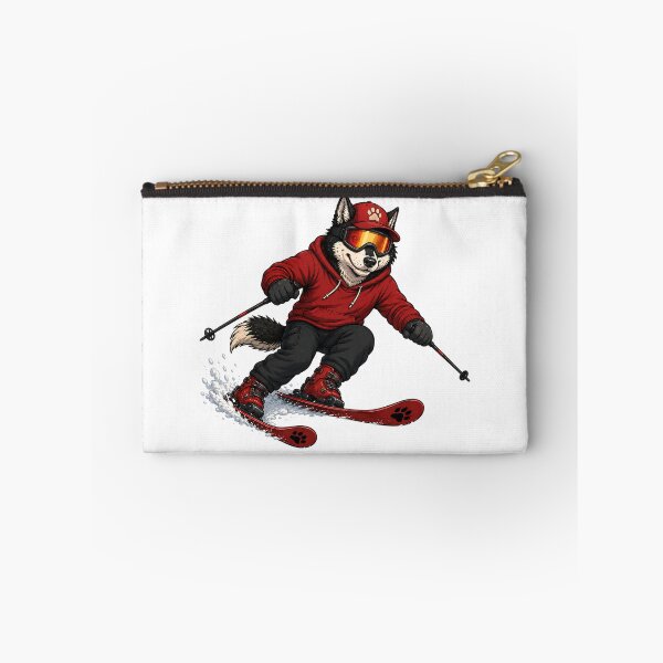 Item preview, Cool Skiing Wolf designed and sold by Mangurrian Shop.