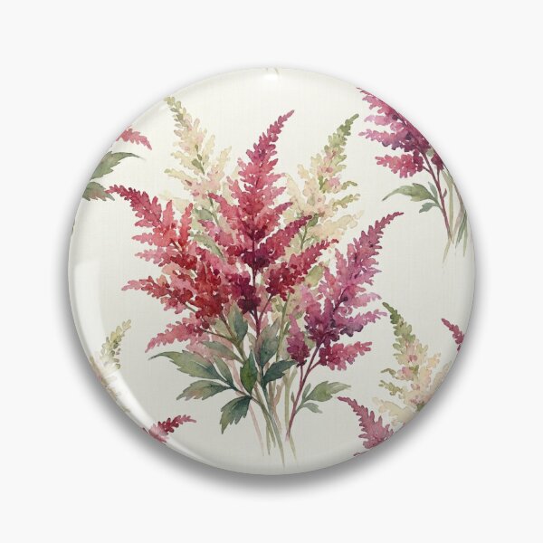 Item preview, Artistic Astilbe Bloom Watercolor Floral Botanical Art designed and sold by OddlySticky.