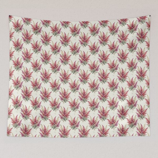 Item preview, Artistic Astilbe Bloom Watercolor Floral Botanical Art designed and sold by OddlySticky.