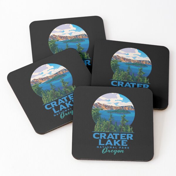 Item preview, Crater Lake National Park Oregon Vintage Poster designed and sold by LinaValearte.