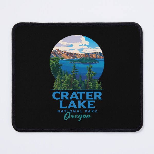 Item preview, Crater Lake National Park Oregon Vintage Poster designed and sold by LinaValearte.
