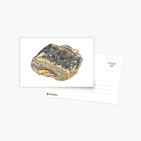 Tebirkes, a Danish Pastry Postcard