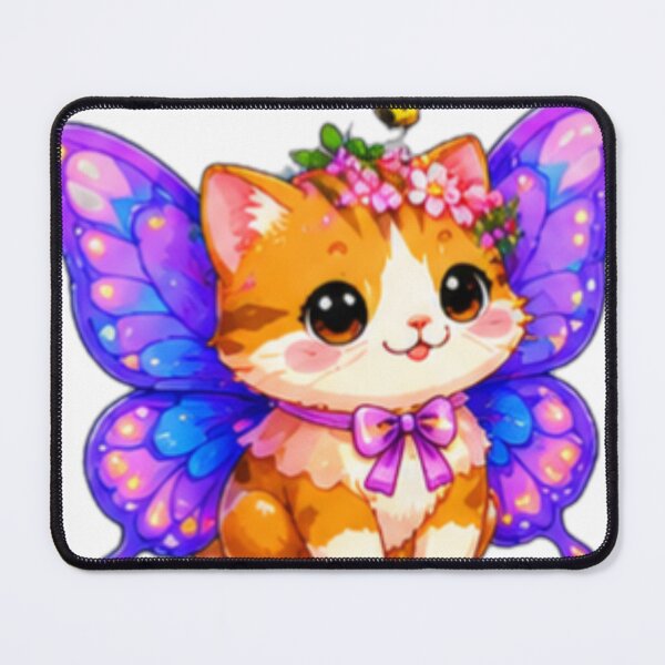 Item preview, Cute Butterfly Kitten designed and sold by DailyDoodlesBySumbul.