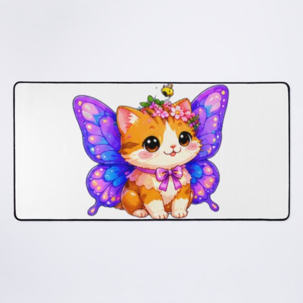 Item preview, Cute Butterfly Kitten designed and sold by DailyDoodlesBySumbul.