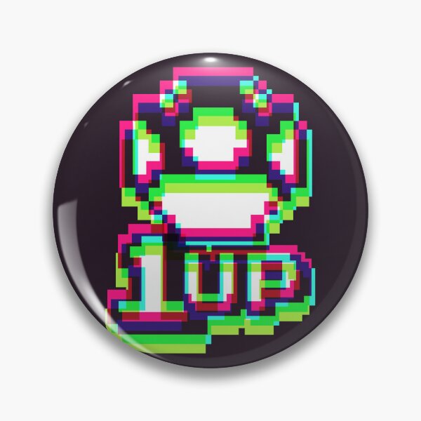 Item preview, 1up Mushroom Synthwave 2 - Dark designed and sold by animinimal.