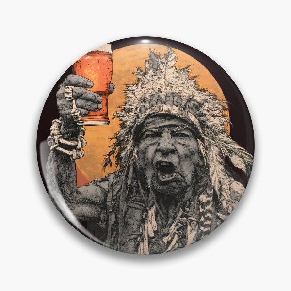Item preview, Retro Craft Beer Chief Graphic designed and sold by Structure-Blue.