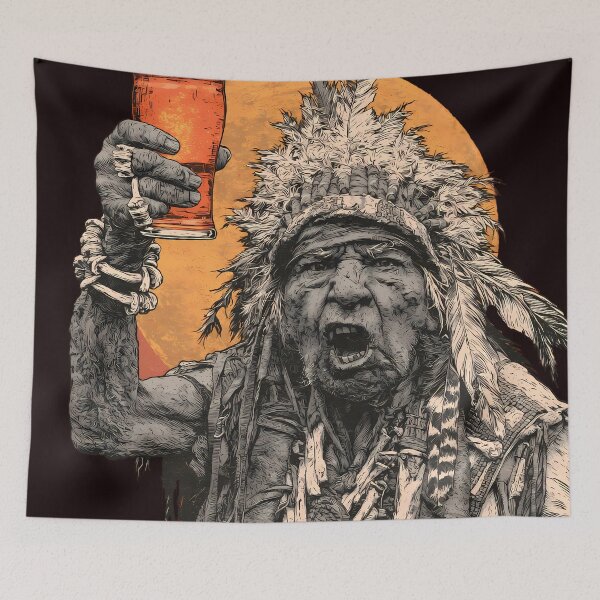 Item preview, Retro Craft Beer Chief Graphic designed and sold by Structure-Blue.