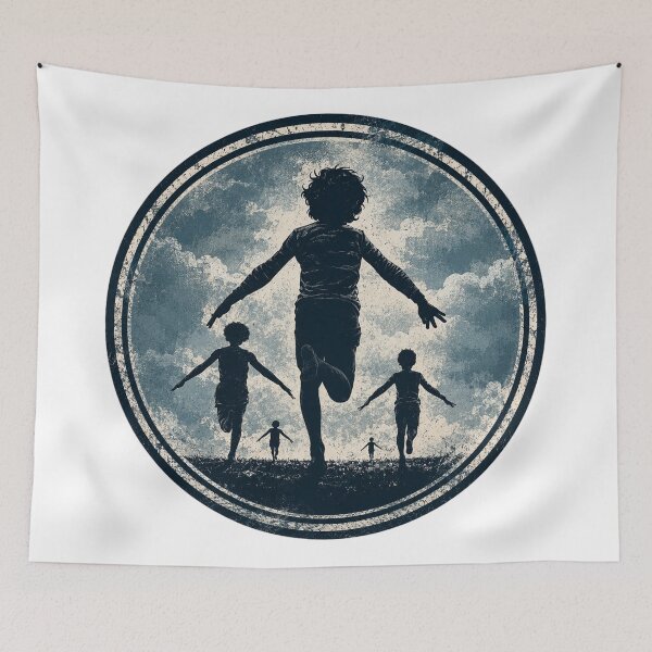 Item preview, Running Children Weapons Print designed and sold by MadcapPrints.