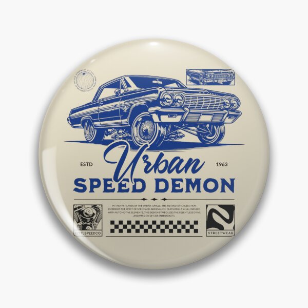 Item preview, Urban Speed Demon Lowrider Impala Vintage Car Design designed and sold by PrimeRacer.
