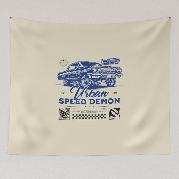 Item preview, Urban Speed Demon Lowrider Impala Vintage Car Design designed and sold by PrimeRacer.