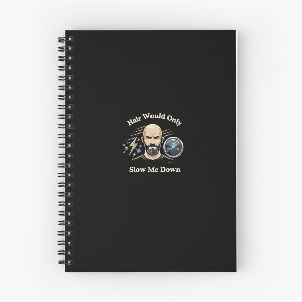 Item preview, Hair Would Only Slow Me Down – Funny Bald Dad Humor Design designed and sold by StudioArtKate.