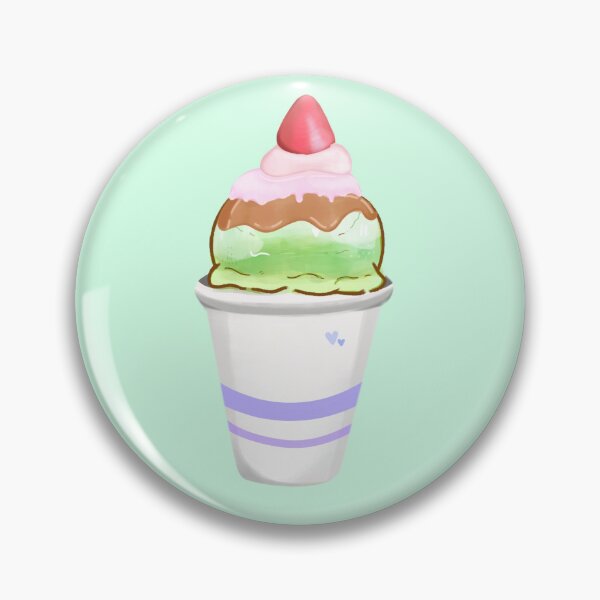 Item preview, Cute Ice Cream Sundae Illustration designed and sold by Spaced out studio.