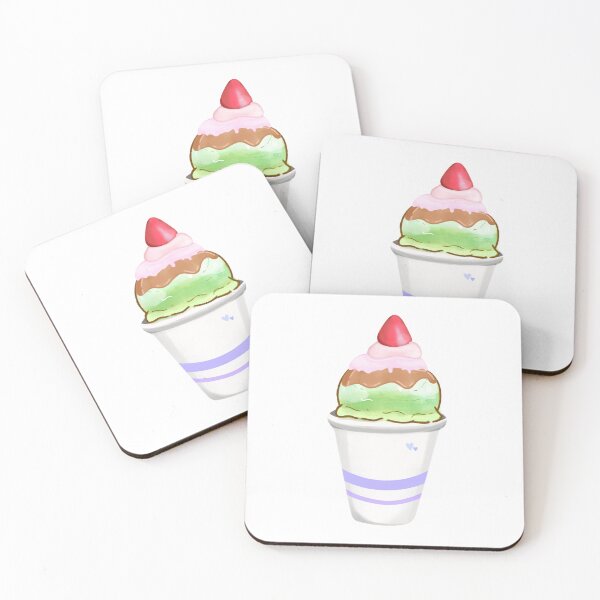 Item preview, Cute Ice Cream Sundae Illustration designed and sold by Spaced out studio.