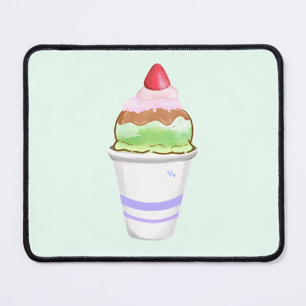Item preview, Cute Ice Cream Sundae Illustration designed and sold by Spaced out studio.
