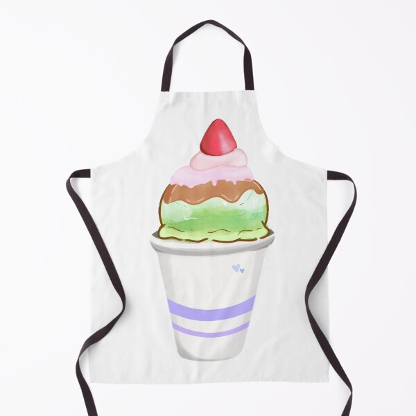 Item preview, Cute Ice Cream Sundae Illustration designed and sold by Spaced out studio.