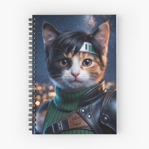 Item preview, Adventurous Ninja Kitten - Calico Video Game Cosplay Art designed and sold by TheCoolCatsMx.