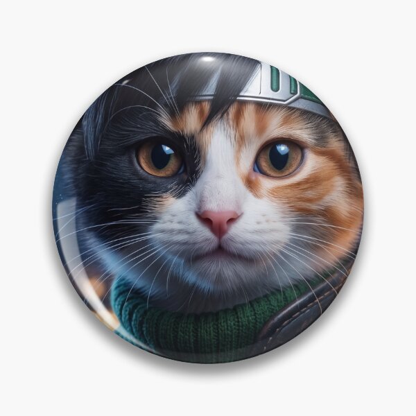 Item preview, Adventurous Ninja Kitten - Calico Video Game Cosplay Art designed and sold by TheCoolCatsMx.