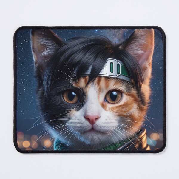 Item preview, Adventurous Ninja Kitten - Calico Video Game Cosplay Art designed and sold by TheCoolCatsMx.