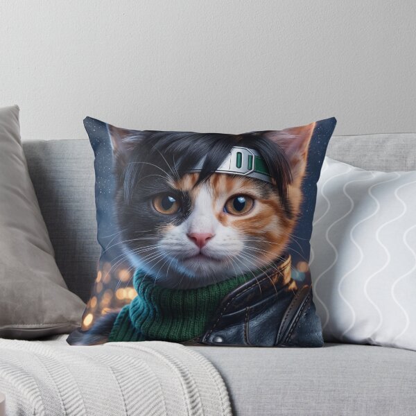 Item preview, Adventurous Ninja Kitten - Calico Video Game Cosplay Art designed and sold by TheCoolCatsMx.