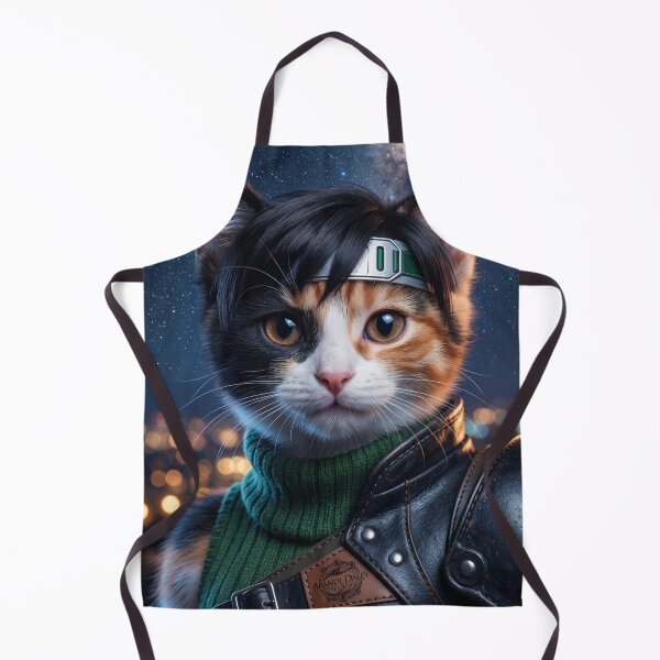 Item preview, Adventurous Ninja Kitten - Calico Video Game Cosplay Art designed and sold by TheCoolCatsMx.