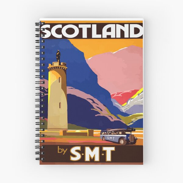 Item preview, Scotland by SMT – Lighthouse Coastal Vintage Art designed and sold by MarkedArtPrints.