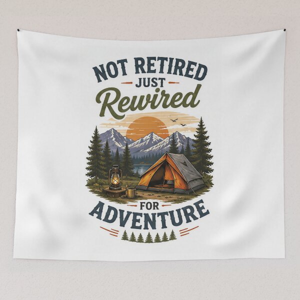 Item preview, Monarch Camper - Not Retired, Just Rewired For Adventure (#0304C008)  designed and sold by SarVonne Serenity Moments.