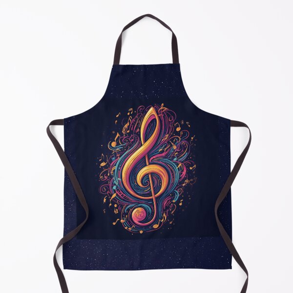 Item preview, Treble Vivid Color Swirl designed and sold by BrightrDayMusicArt.