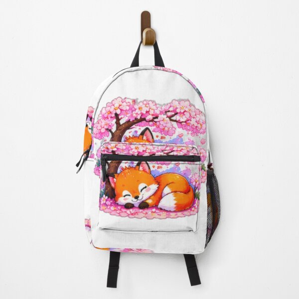 Item preview, Sleeping Fox Under Cherry Blossoms designed and sold by DailyDoodlesBySumbul.