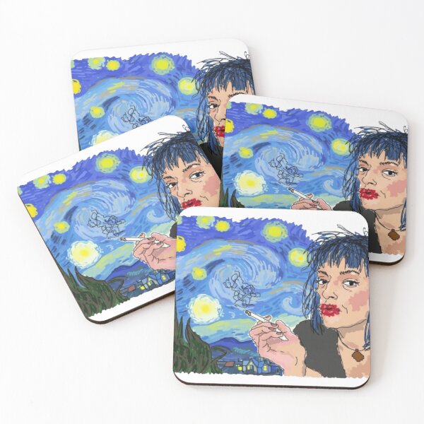 Item preview, Starry Night Portrait designed and sold by TooRareForThis.
