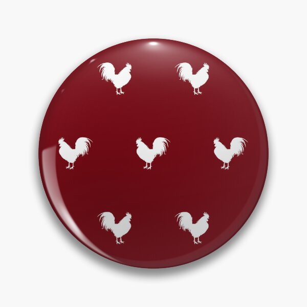 Item preview, White Rooster Pattern designed and sold by HalamoDesigns.