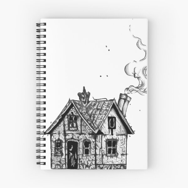 Item preview, Haunted Cottage | Gothic Haunted House Illustration  designed and sold by Marianarcezar.