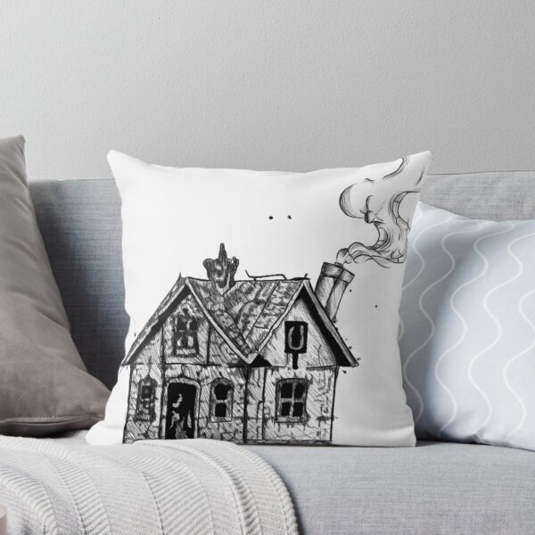 Item preview, Haunted Cottage | Gothic Haunted House Illustration  designed and sold by Marianarcezar.