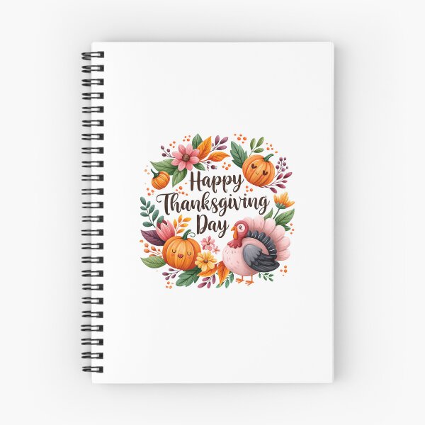 Item preview, Happy Thanksgiving Day Cute Turkey & Pumpkin Watercolor Illustration | Cozy Autumn Fall Harvest Design designed and sold by Ramona-Gliga.