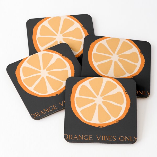 Item preview, Orange Vibes Only – Fresh Citrus Slice Minimalist Illustration 2 designed and sold by SDKENERGY.