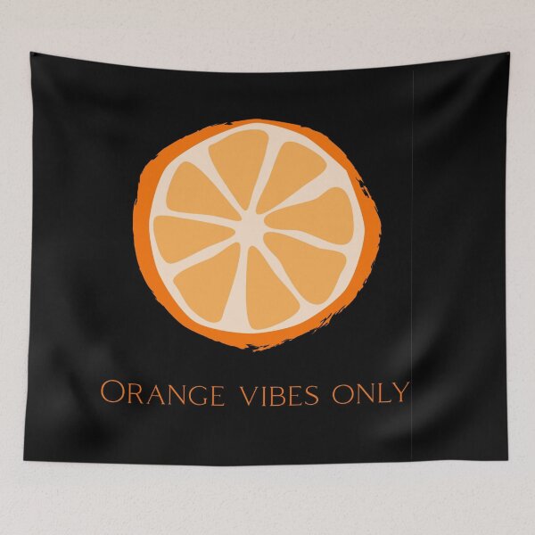 Item preview, Orange Vibes Only – Fresh Citrus Slice Minimalist Illustration 2 designed and sold by SDKENERGY.