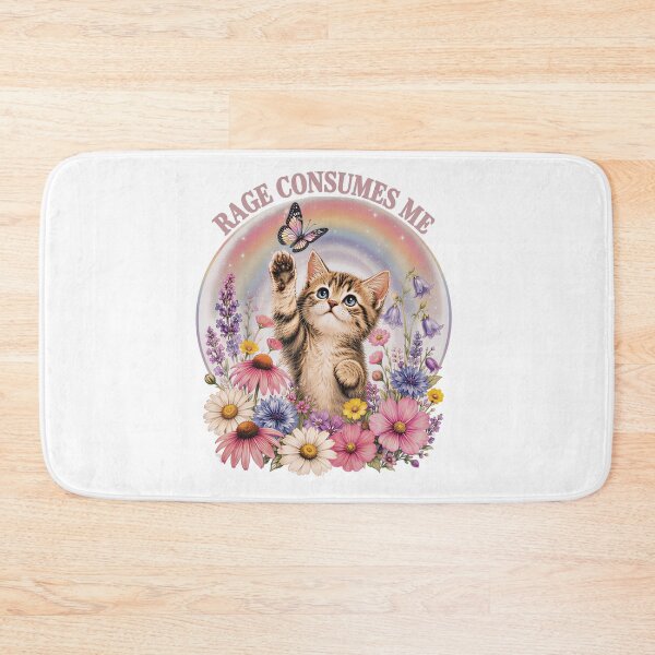 Item preview, Rage Consumes Me Funny Cat designed and sold by gear-posters.