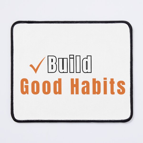 Item preview, Build Good Habits Minimalist Typography Design designed and sold by Hayir Design.