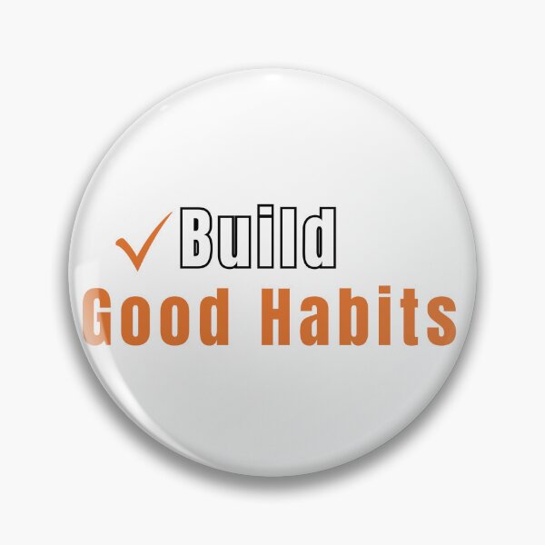 Item preview, Build Good Habits Minimalist Typography Design designed and sold by Hayir Design.