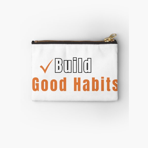 Item preview, Build Good Habits Minimalist Typography Design designed and sold by Hayir Design.