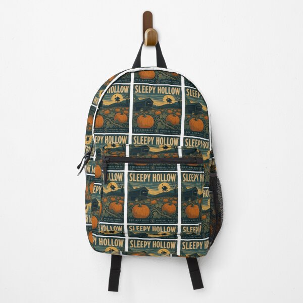 Item preview, Vintage Sleepy Hollow Headless Horseman Travel Poster designed and sold by NSB-Design.