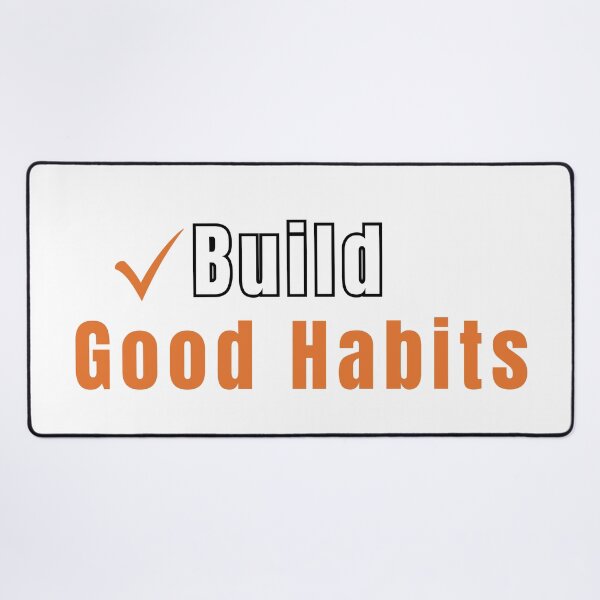 Item preview, Build Good Habits Minimalist Typography Design designed and sold by Hayir Design.
