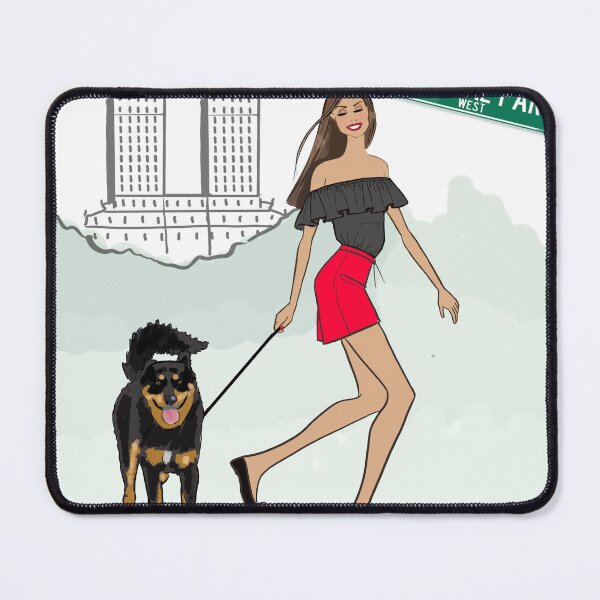 Item preview, Walking dog central park west designed and sold by Pascally.