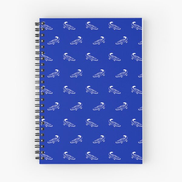 Item preview, White Gator on Blue designed and sold by HalamoDesigns.