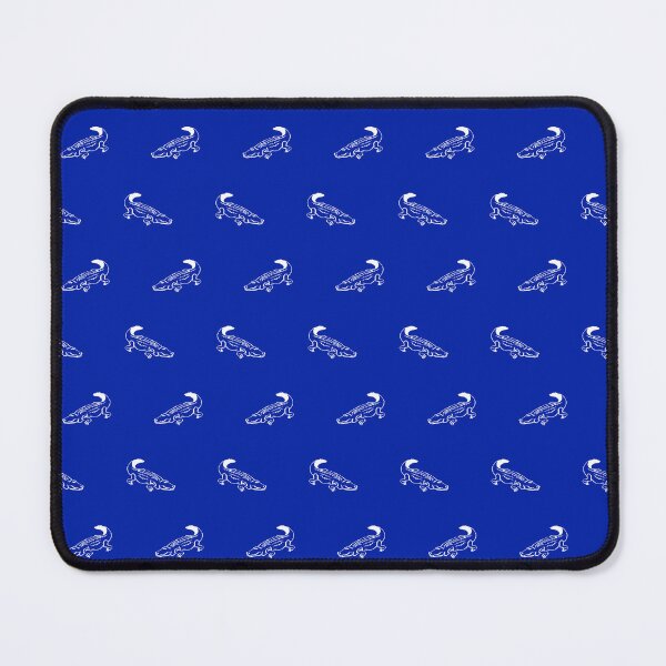 Item preview, White Gator on Blue designed and sold by HalamoDesigns.