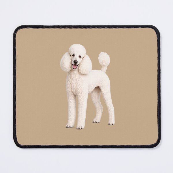 Item preview, Standard Poodle Dog White designed and sold by BackgroundND.